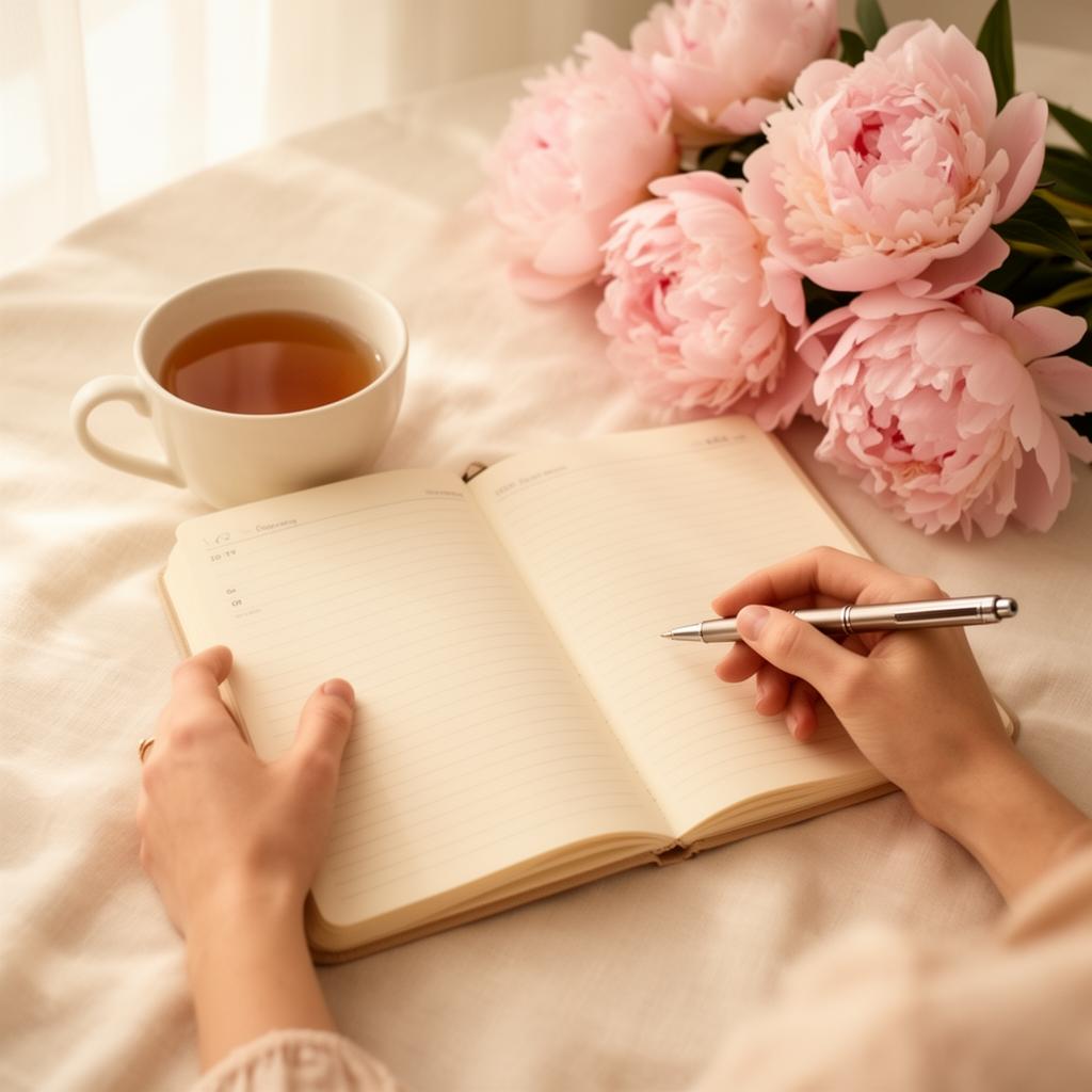 Guided prompts and quiet mornings with the Nurture Guide.